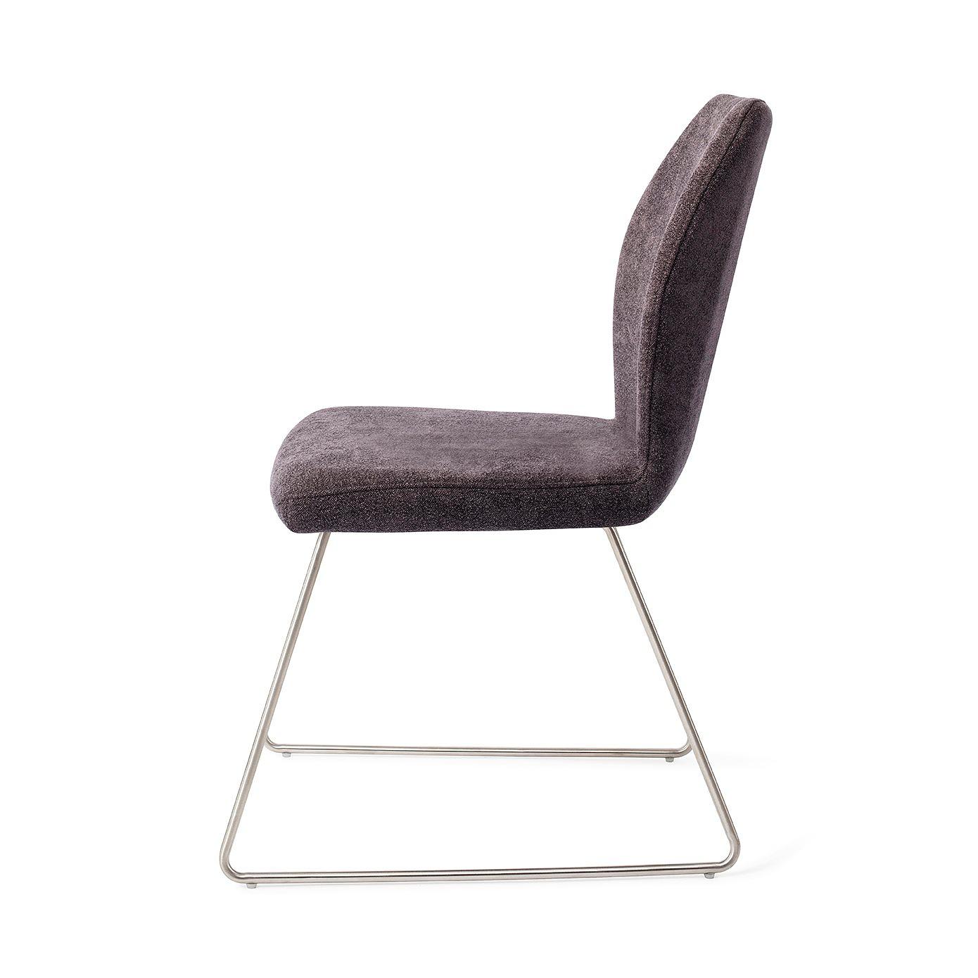 Ikata Dining chair Slide  Almost Black 1