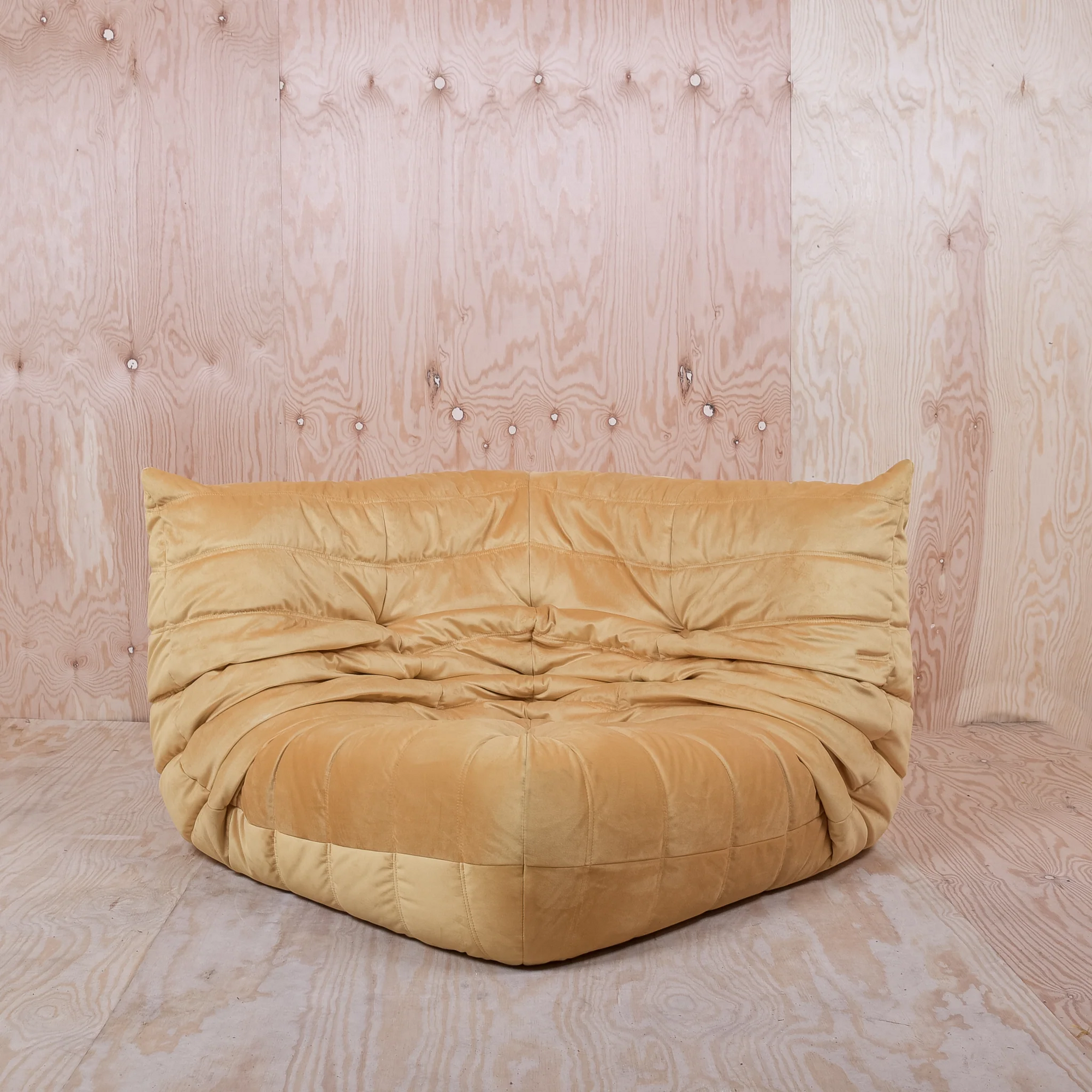Togo Sofa 3er Set Textil Beige 1