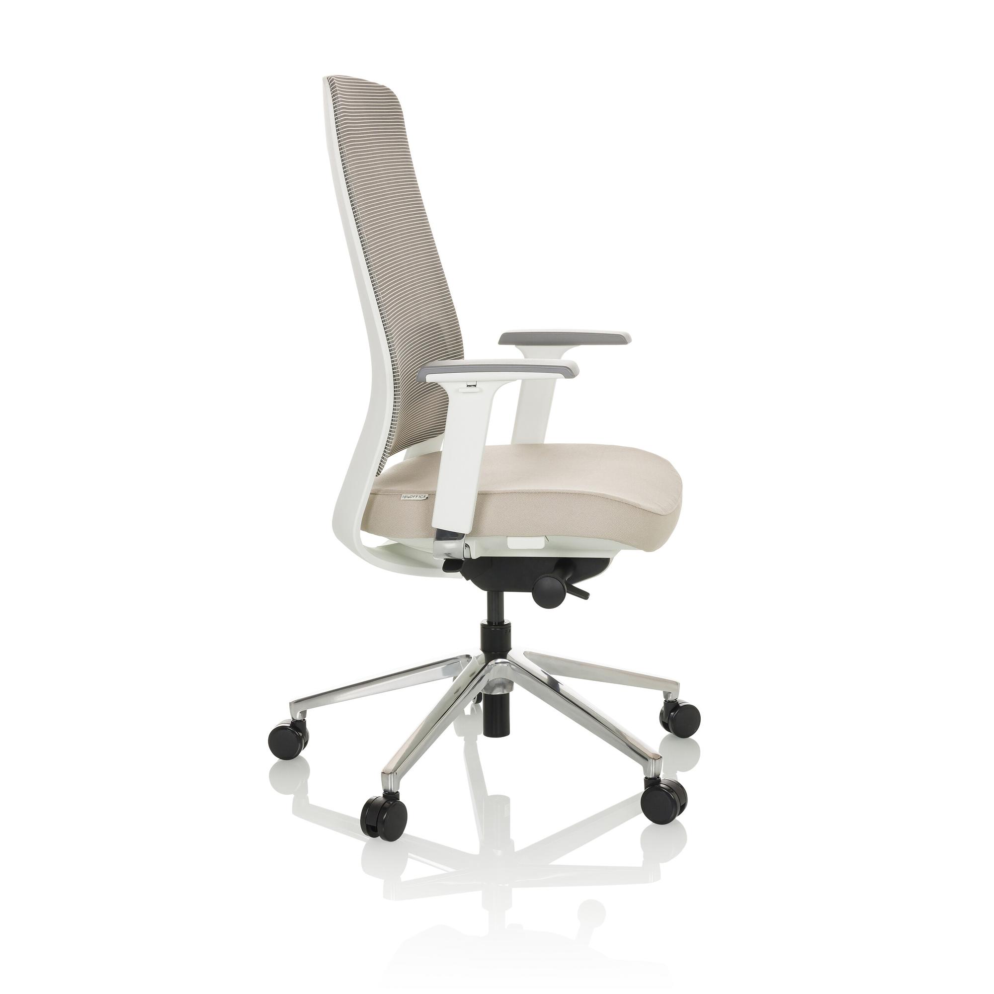 CHIARO T2 WHITE Bürostuhl Netzstoff Grau 6