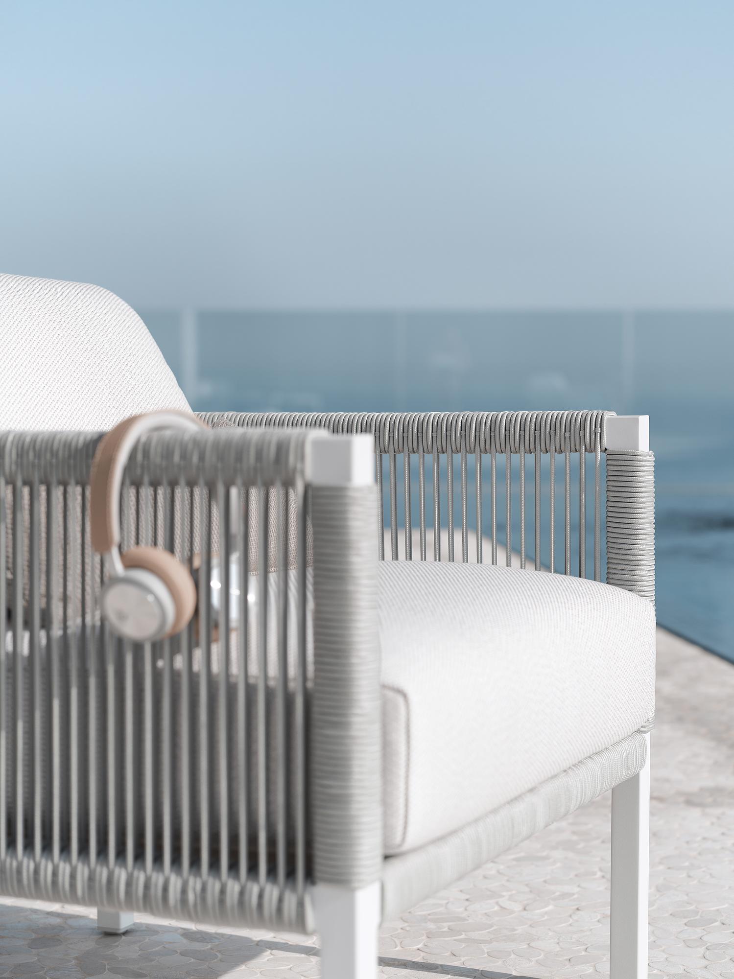 Club Garten Loungesessel Grau 3
