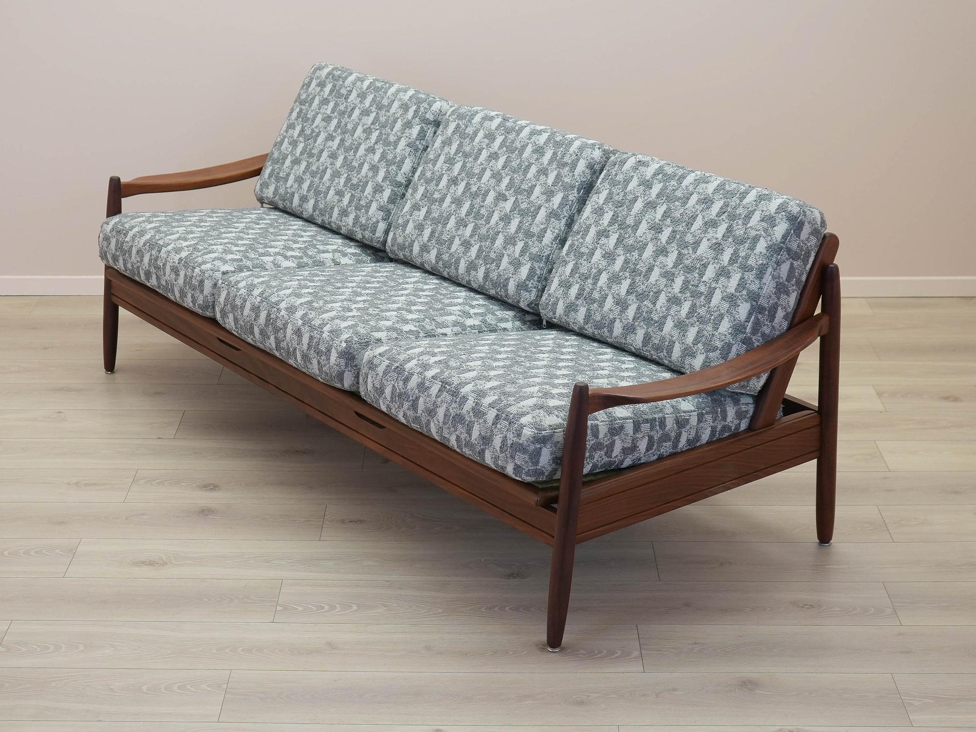 3-seater teak sofa 1970s 7