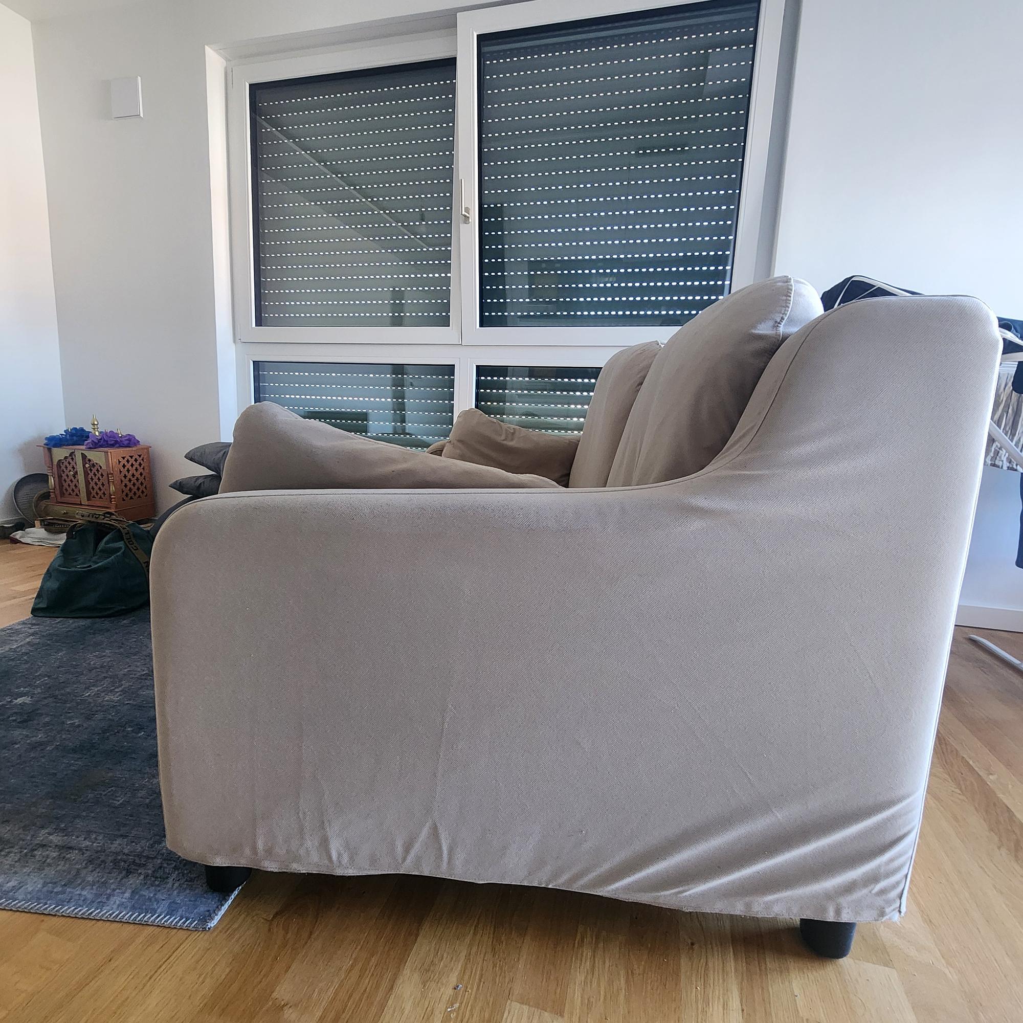 VINLIDEN 2-seat sofa with cushions 1