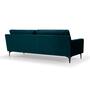 Astha 3-Sitzer Sofa Velour Lux Navy 3