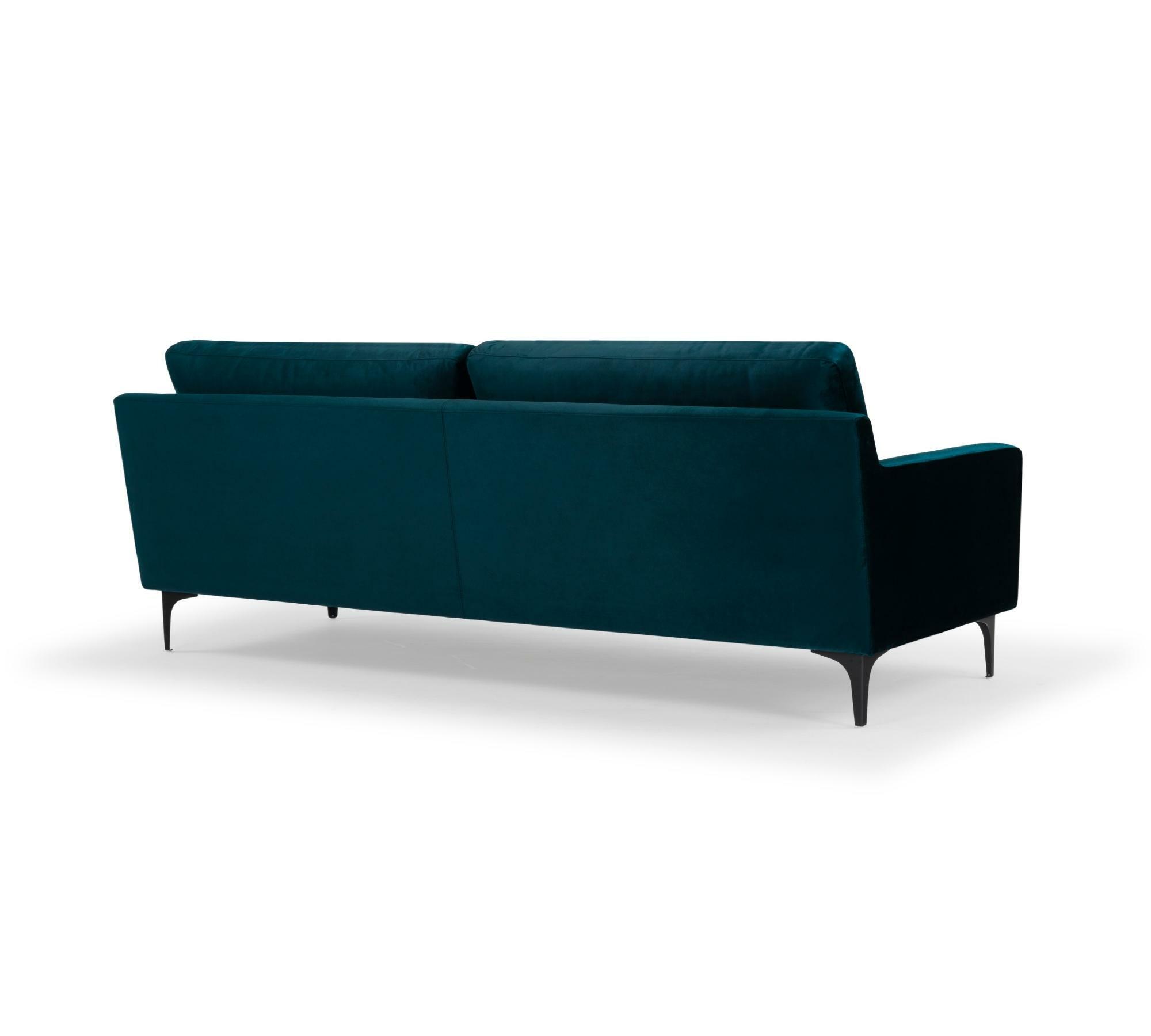 Astha 3-Sitzer Sofa Velour Lux Navy 3