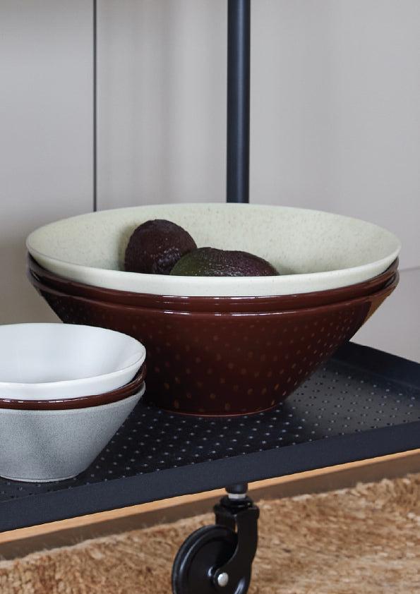 Yuka Bowl Large Ceramic Brown 2
