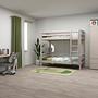 Etagenbett Leiter Holz Grau 1
