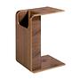 Rectangular corner table walnut 2110 0