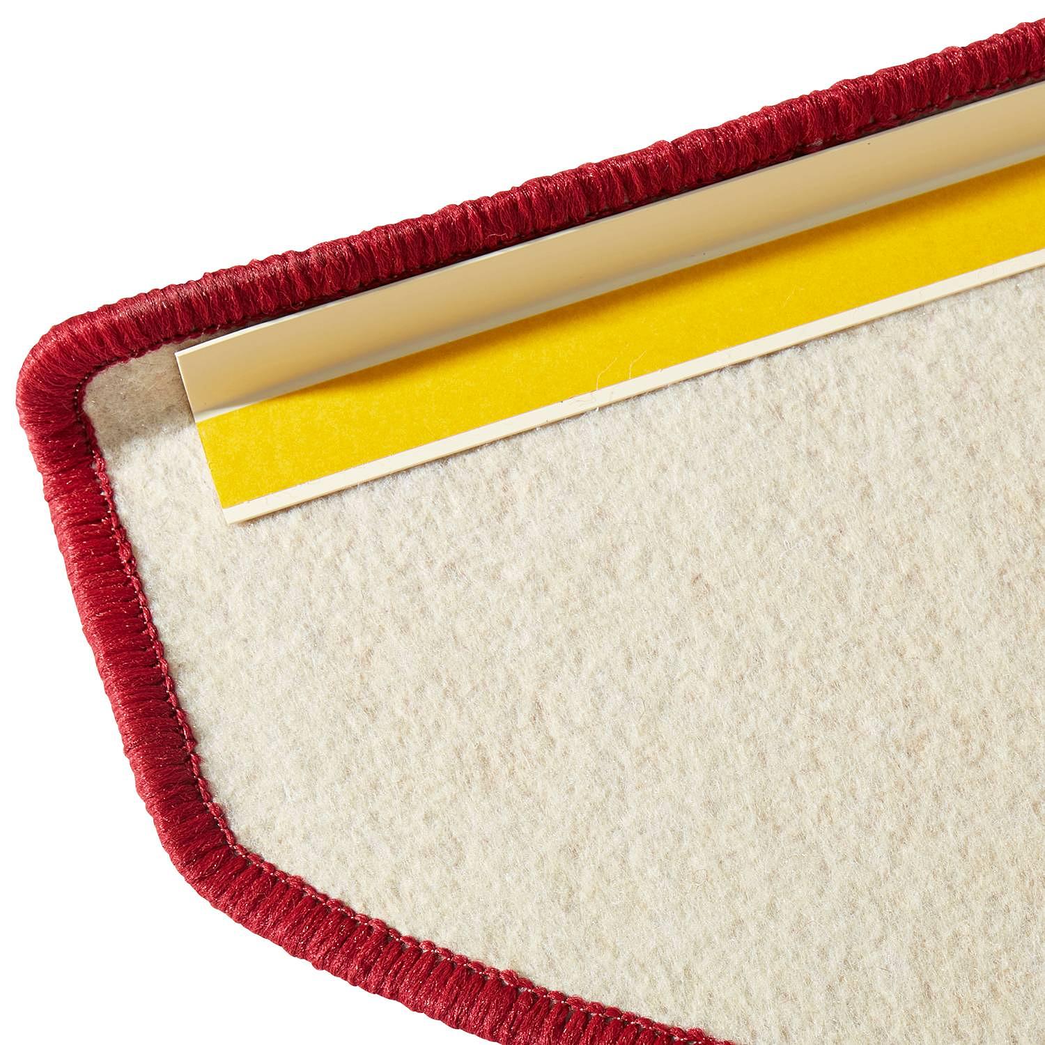 Stufenmatten Fancy (15er-Set) Mischgewebe Karminrot 3