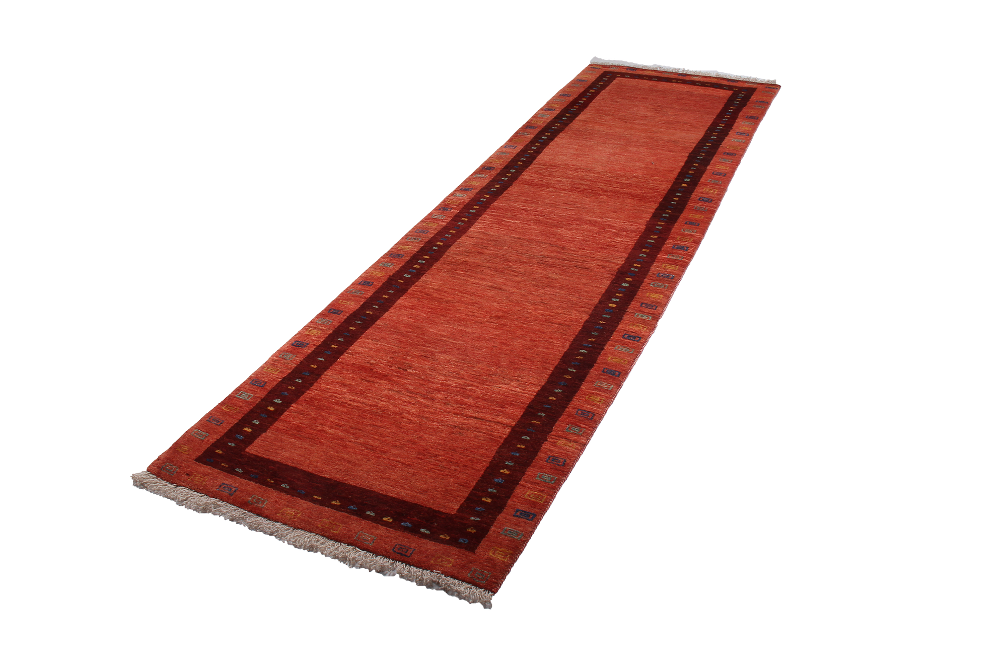 Gabbeh Teppich Wolle Rot 5