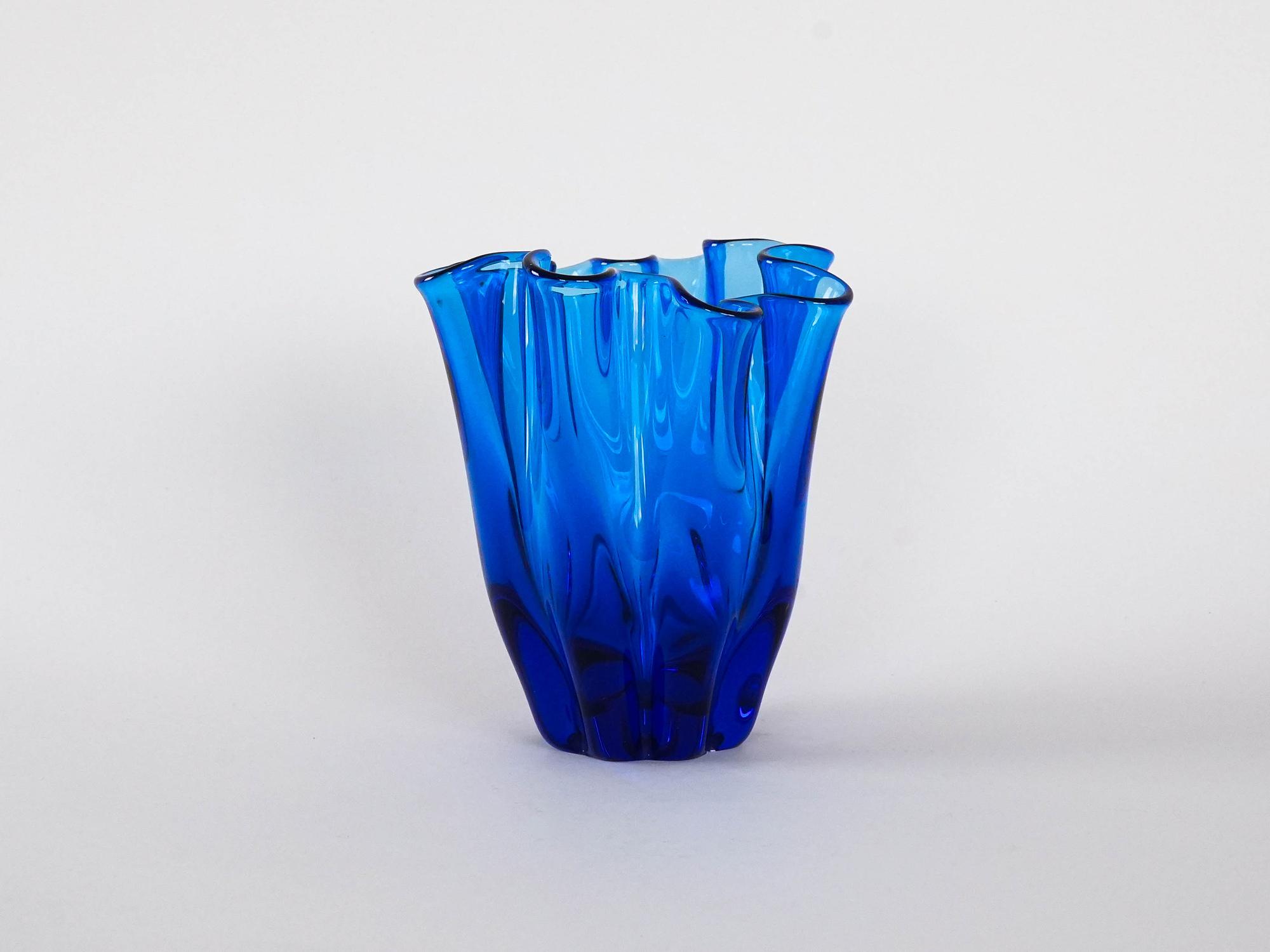Vase Cobalt blue 3