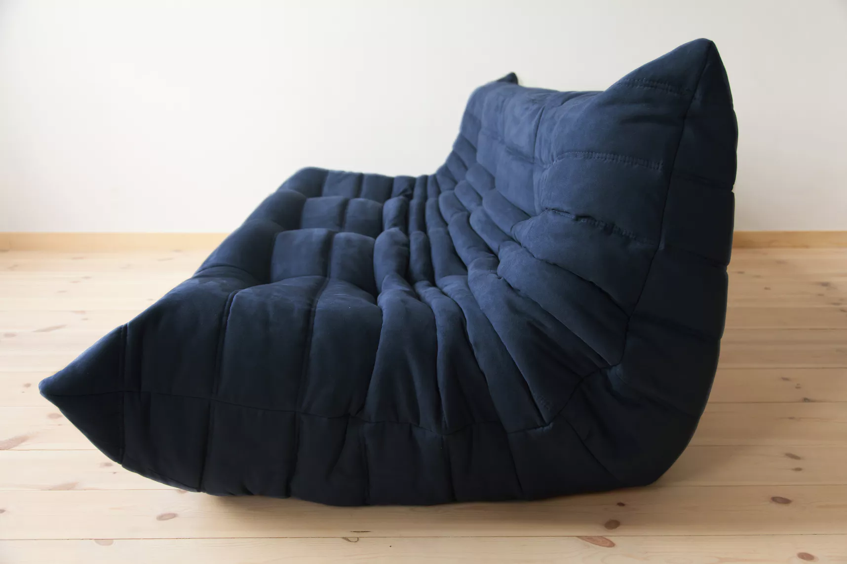 Togo Sofa 3-Sitzer Textil Marineblau 3