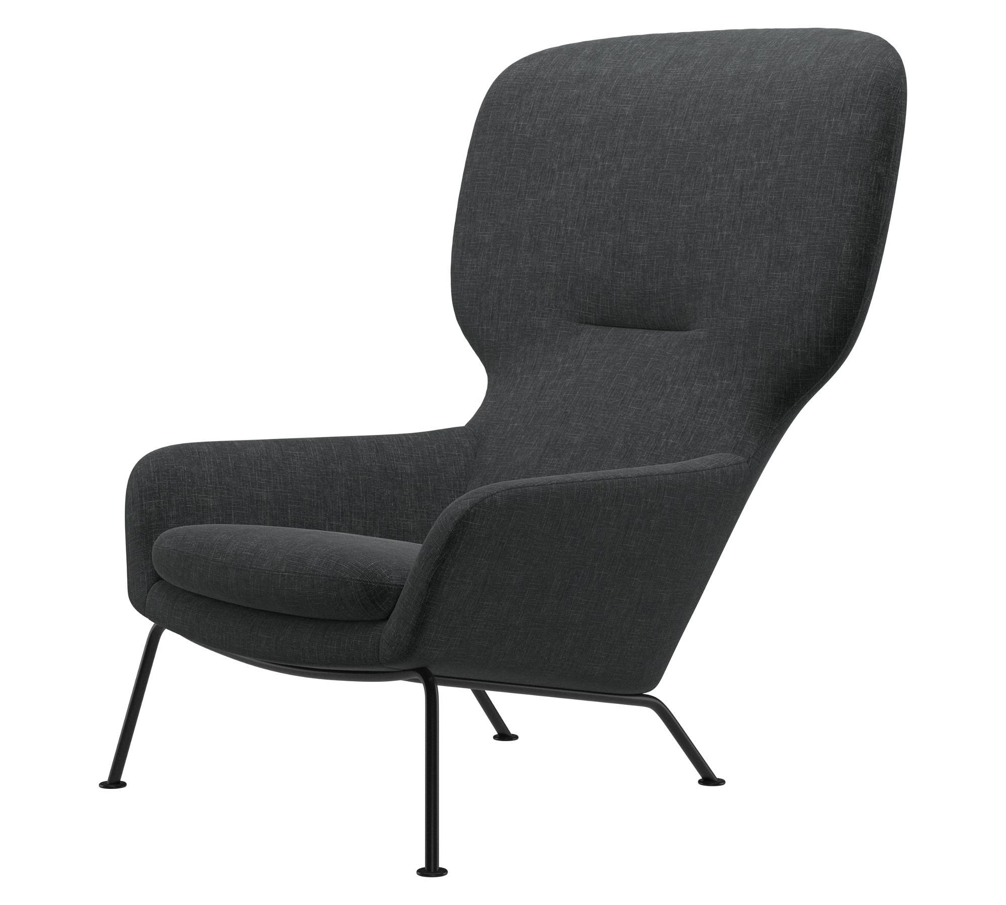 Dublin Sessel Textil Grau 0