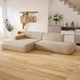 Pyllow Sofa Ecksofa Récamiere Links Kunstleder Cremeweiß 4