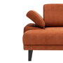 Modern sofa chaise lounge Right Large Orange 8