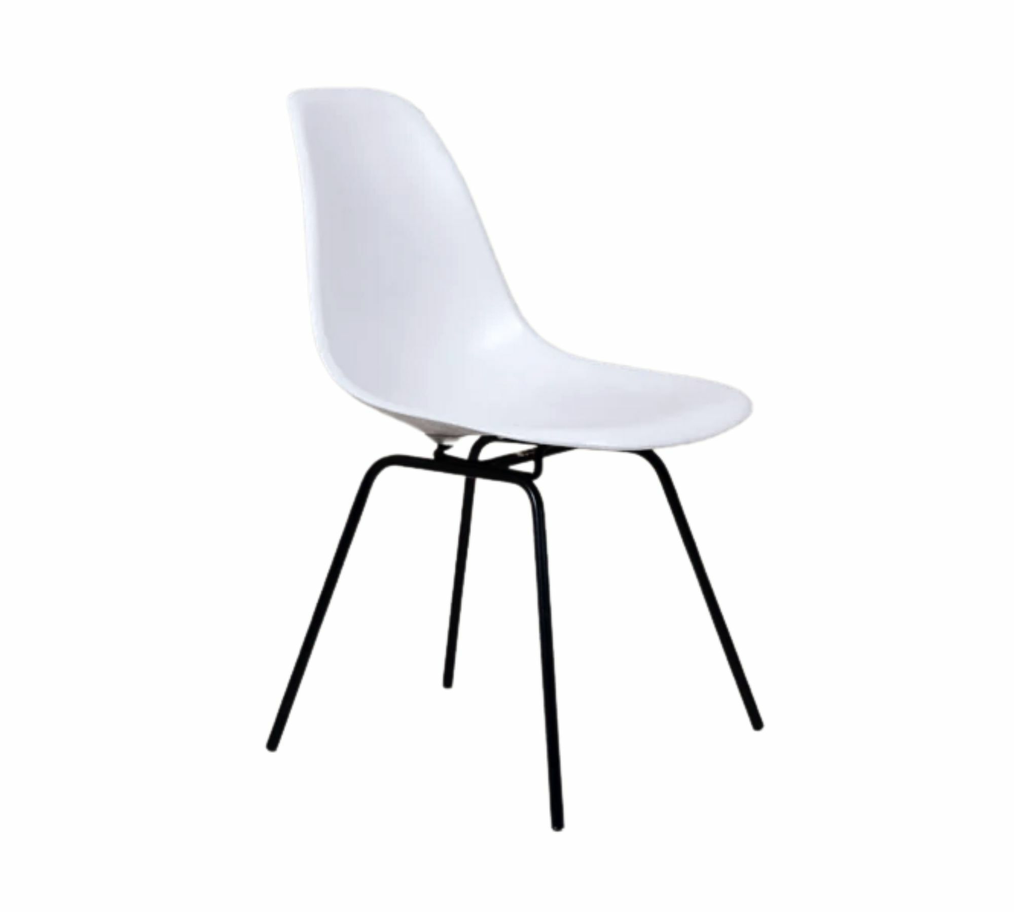 Eames DSS Plastic Side Chair DS Weiß 7