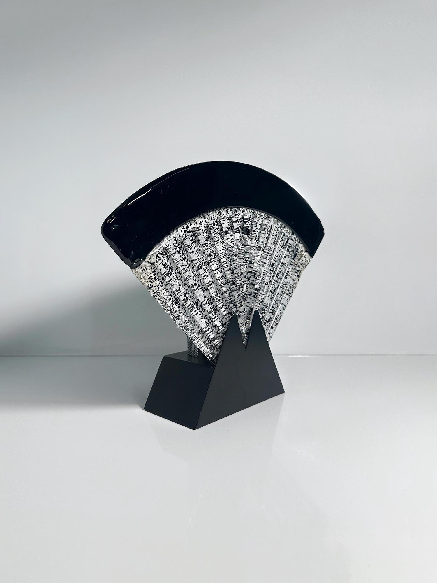 Vintage Art Deco Tischlampe 1980er Jahre 5