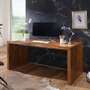 Schreibtisch Massivholz 180cm 0