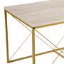 Defne Couchtisch Marmor Gold 7