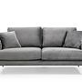 Papira 2-seater sofa gray 2