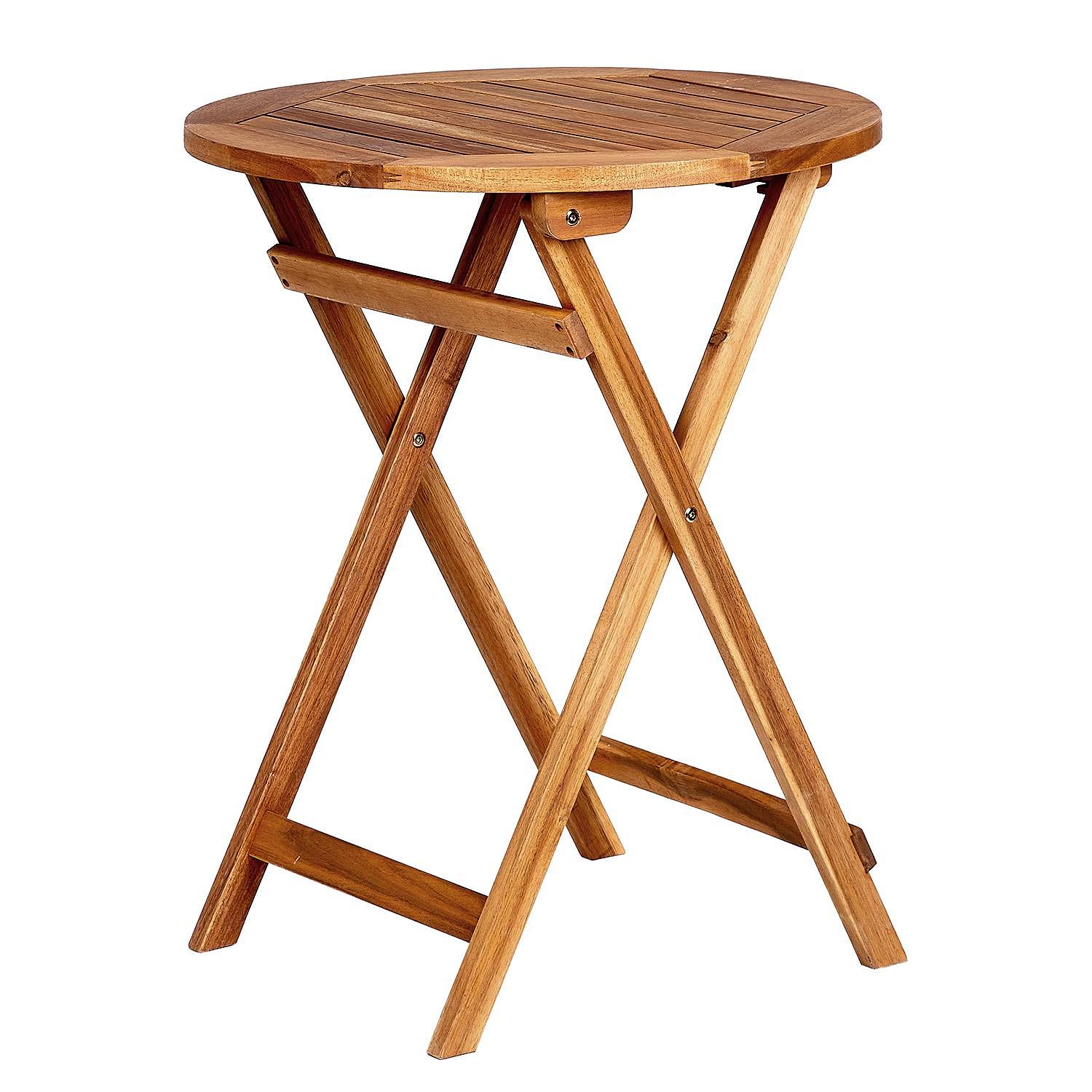 Lodge Bistrotisch Massivholz Akazie Braun 0