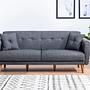 Aria Schlafsofa Set Holzfurnier Anthrazit 3