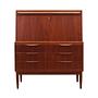 Secretaire in teak anni '60 marrone 0