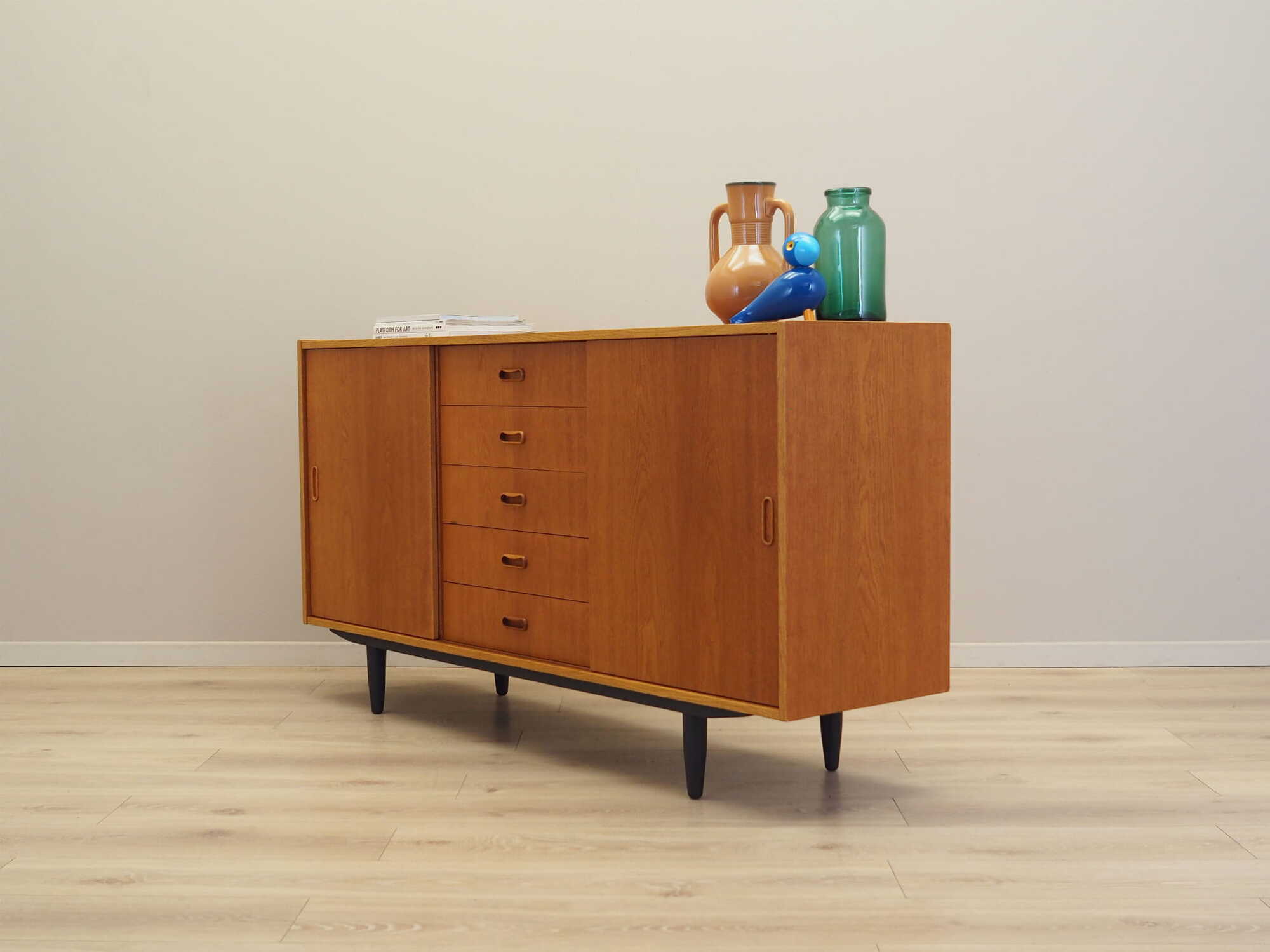 Sideboard Holz Braun 1960er Jahre 6