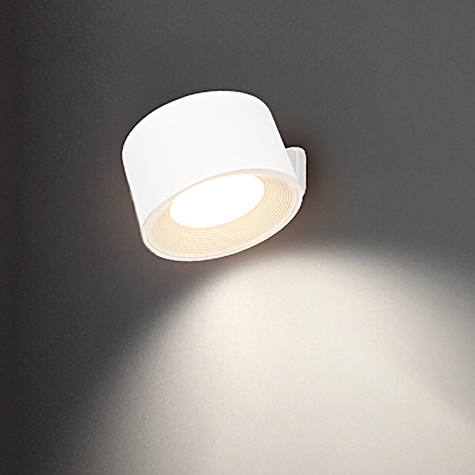 LED Battery Wall Light Tari White 1