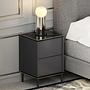 Imaj Nightstand Wood Veneer Anthracite 4