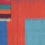 Kilim Gashgai Teppich Blau Orange 4