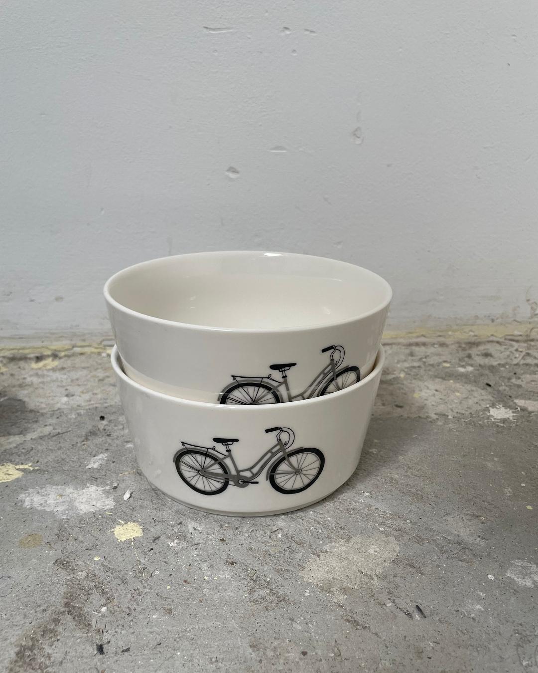 4x ceramic bowl set White 2