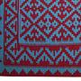 Kilim Gashgai Teppich Blau 0