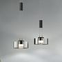 LED-Pendelleuchte Lavin Eisen Rauchglas Schwarz 0