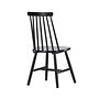 Lönneberga 2x Dining chair set Rubberwood Black 8