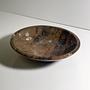Vintage Platter + Bowl Brown Marble 6