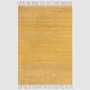 Jute-Chenille-Teppich Equinox Handgewebt Ockergelb 160x230 1