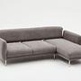 Simena Sofa Récamiere Rechts Grau 7