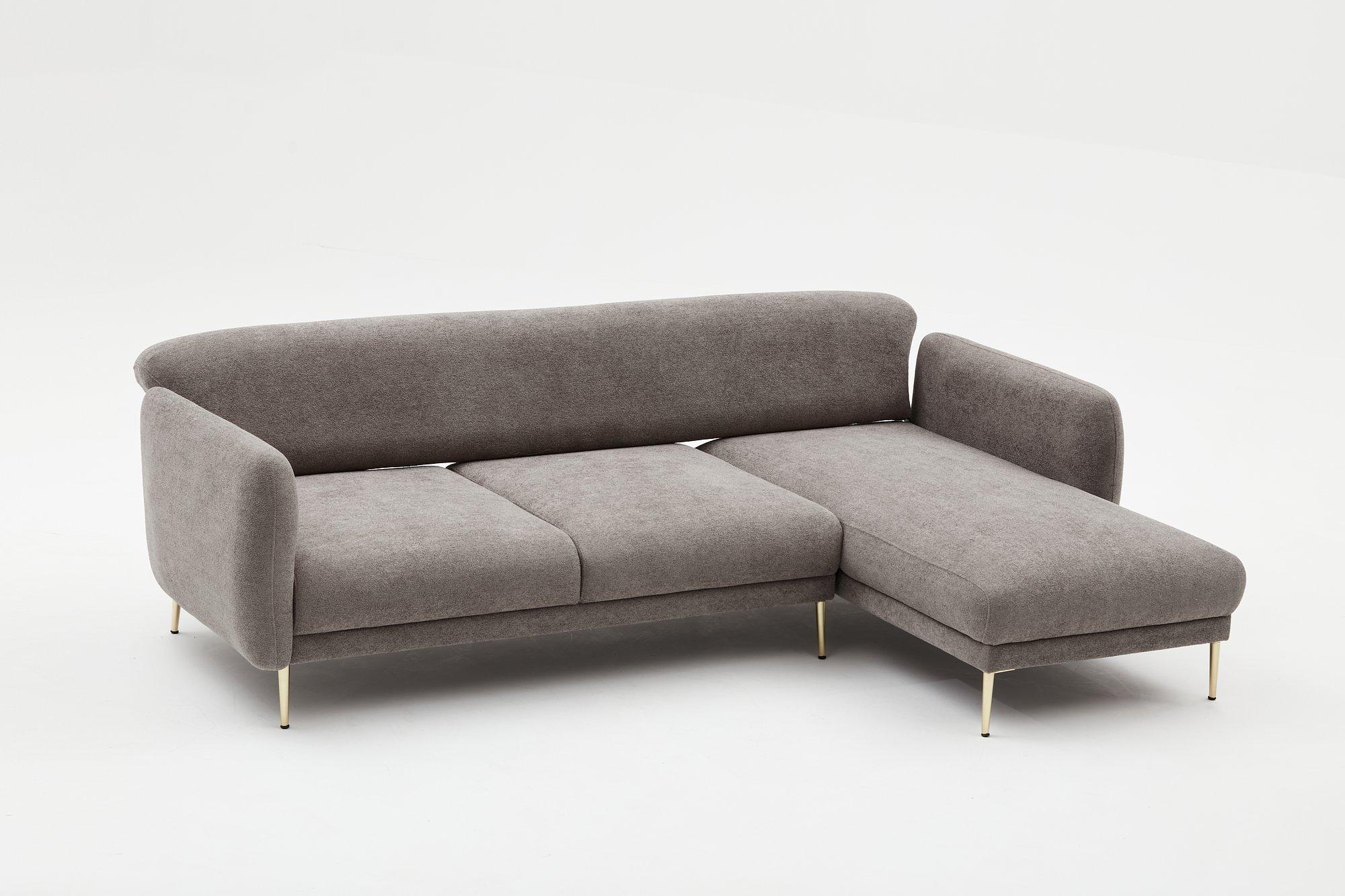 Simena Sofa Récamiere Rechts Grau 7