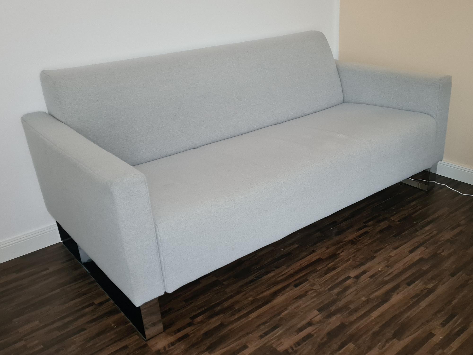 Rolf Benz Freistil 3-Sitzer Sofa Hellgrau 0