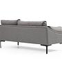 Leo Right Sectional Sofa Grey 9