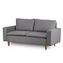 Lungo Sofa 2-Sitzer Hellgrau 9