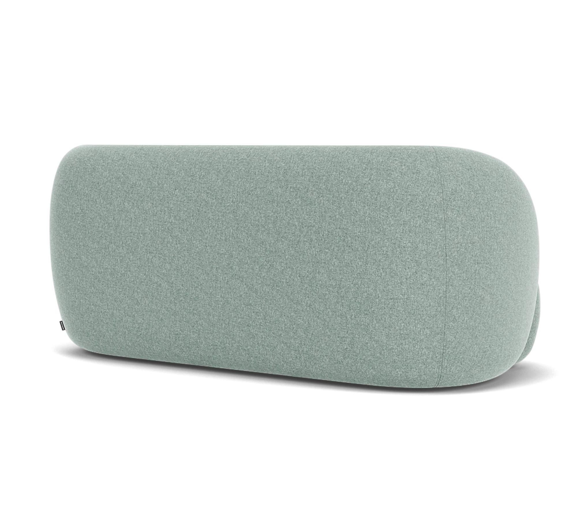 Design-Award-Winning Paula Sofa 2-Sitzer Fabio Grey Green 2
