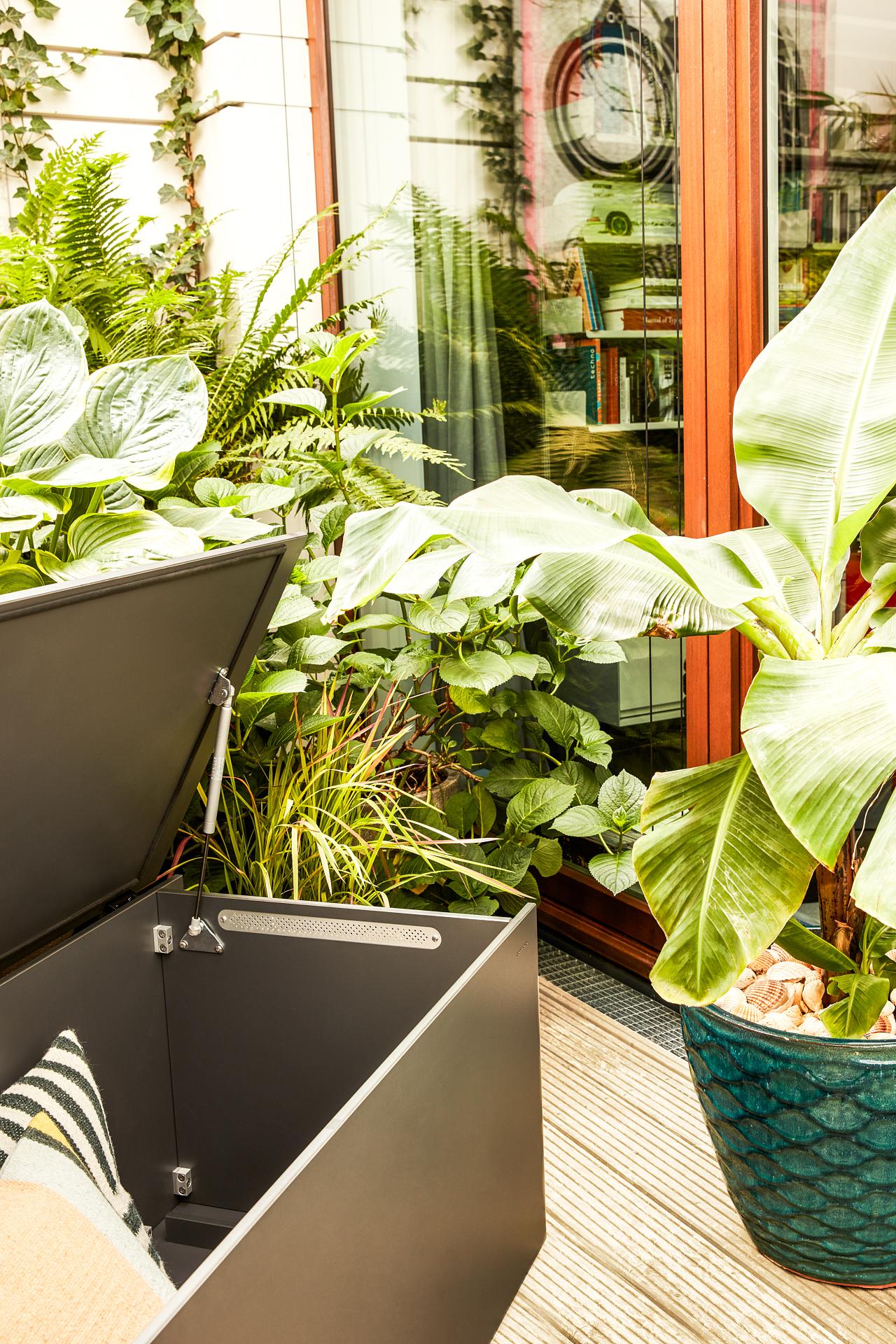 El Pecho Kissentruhe Anthrazit  4