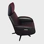 Master Funktionssessel Leder Schwarz 3