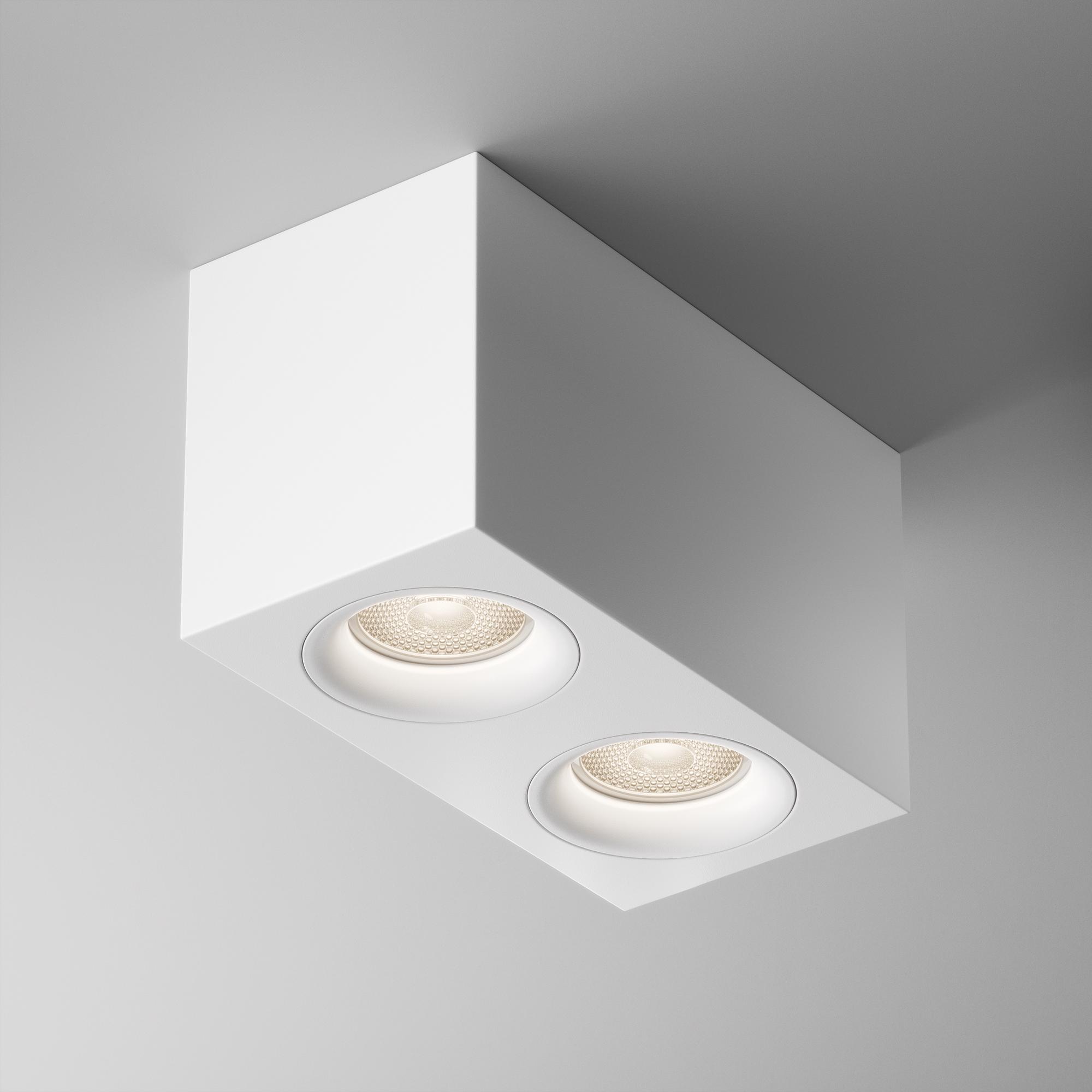 Slim Ceiling Light Aluminium White 1