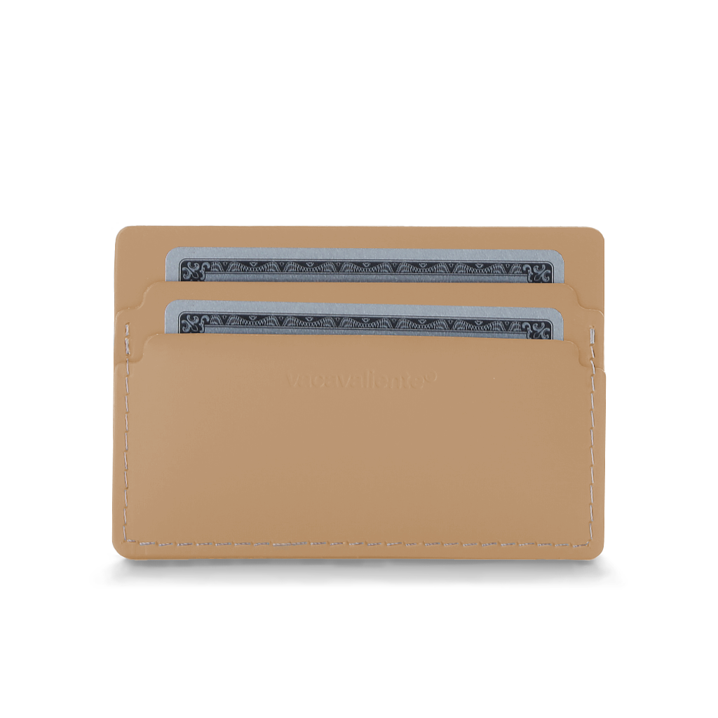 Card holder 100% Recycled Leather Ginger 0