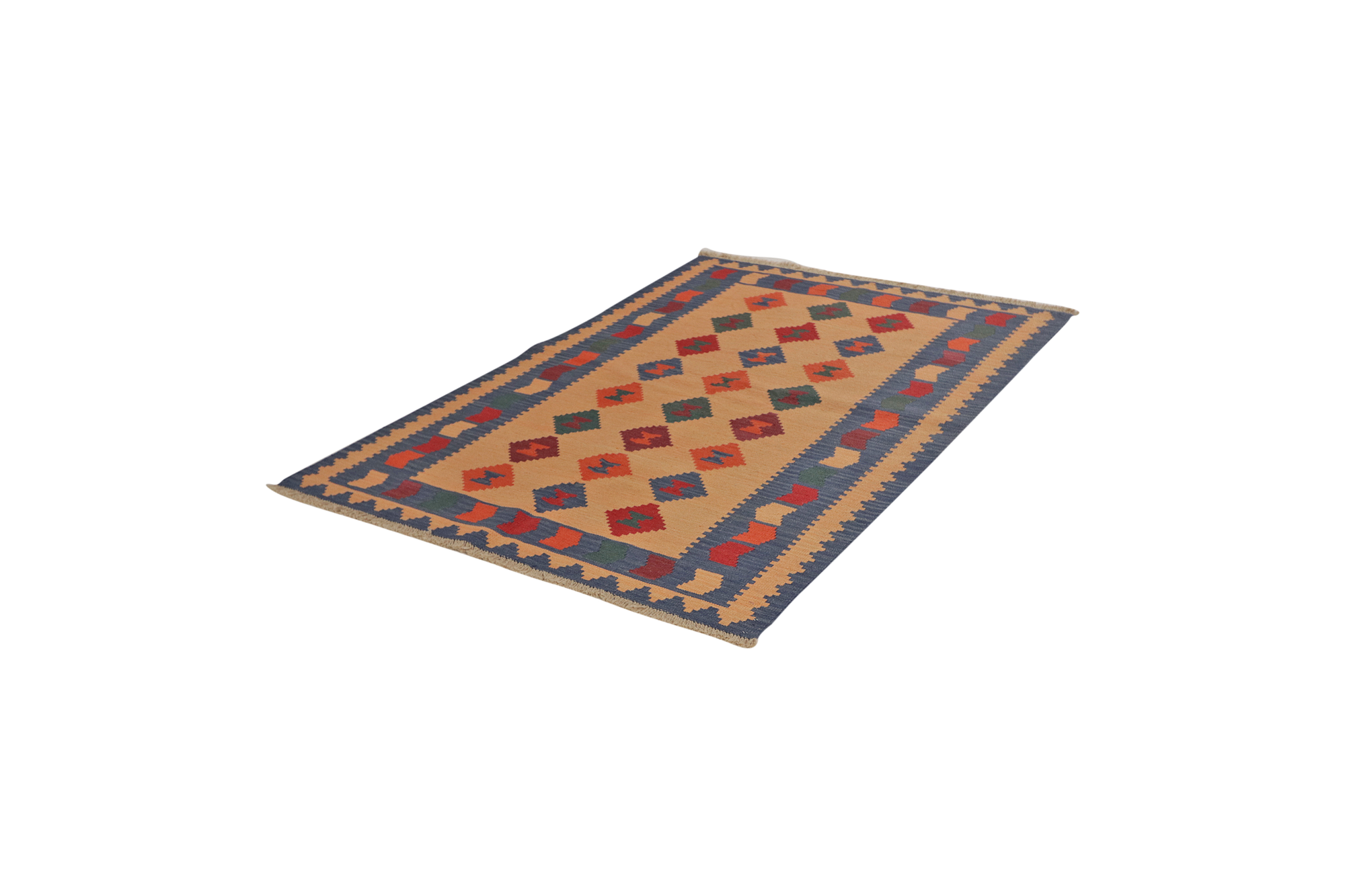 Kilim Gashgai Teppich Mehrfarbig 3