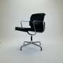 Vitra Eames EA208 Soft Pad Chair Leder Schwarz 0