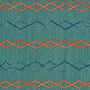 Kilim Gashgai Teppich Wolle Blau 2