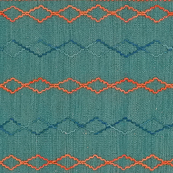 Kilim Gashgai Teppich Wolle Blau 2